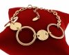 BRACELET GOLD CELEBRITY STAINLESS STEEL